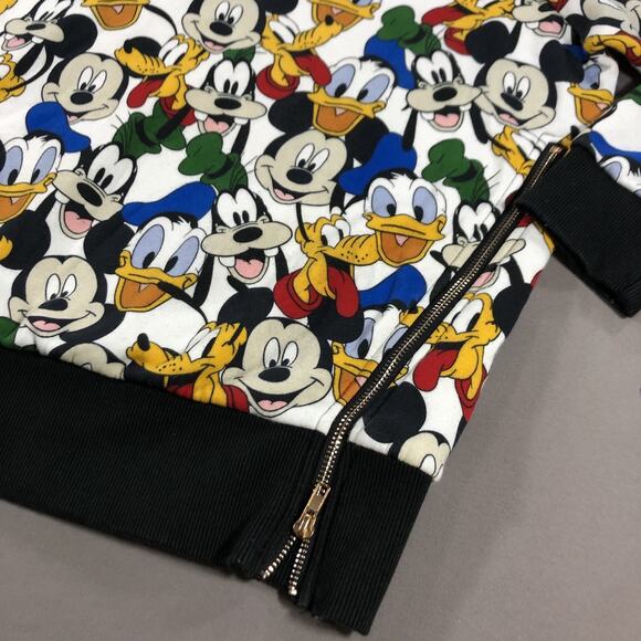 Disney Mickey and Friends Sweatshirt Cream Minnie Mouse AOP Women's One Size - Picture 7 of 8